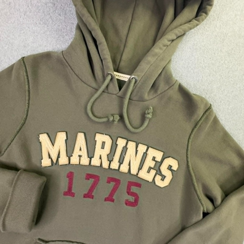 Rapid Dominance US Marines 1775 Hoodie‎ Size Medium Scuba Knit Hoodie Military